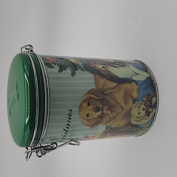 Vintage tin storage container. - Picture 1 of 4